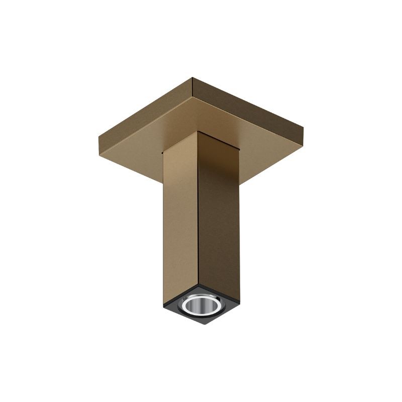 BRAZO A TECHO DE 10CM BRONCE CEPILLADO