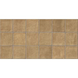 Azulejo Easy Block Terracota Brillo 32x62.5 cm Mykonos porcelánico revestimiento monocolor