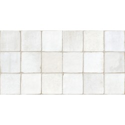 Azulejo Easy Block White Mate 32x62.5 cm Mykonos porcelánico revestimiento monocolor