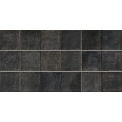 Azulejo Easy Block Black Mate 32x62.5 cm Mykonos porcelánico revestimiento monocolor