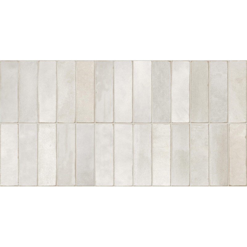 Azulejo Easy Limit Pearl Mate 32x62.5 cm Mykonos porcelánico revestimiento monocolor