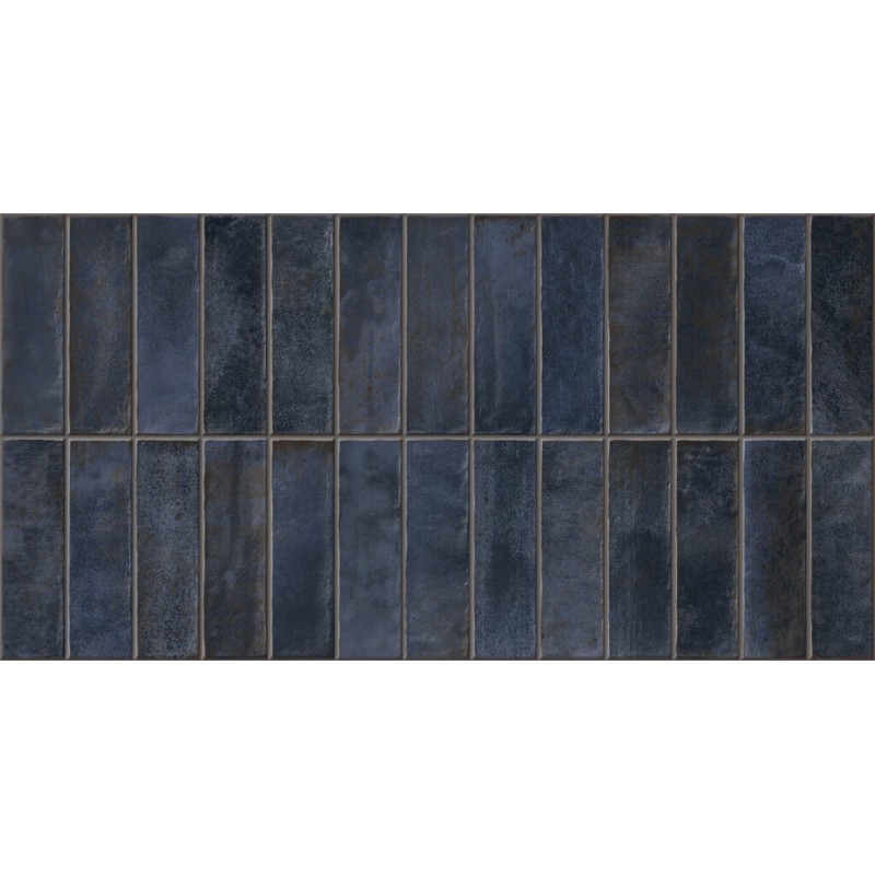 Azulejo Easy Limit Blue Mate 32x62.5 cm Mykonos porcelánico revestimiento monocolor