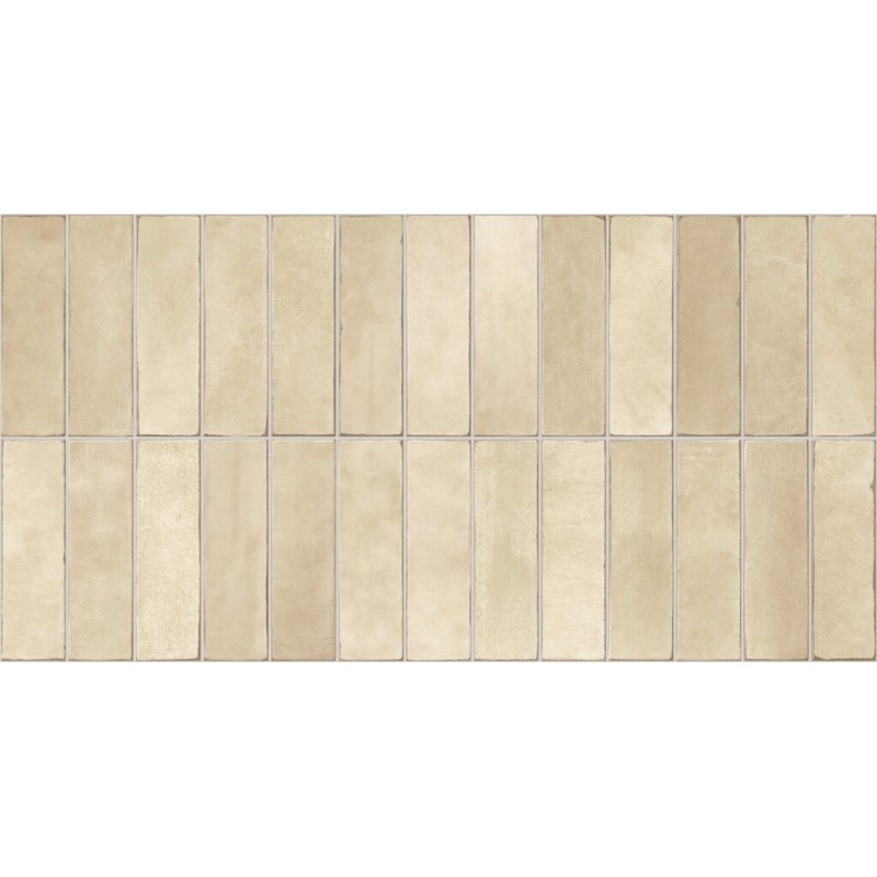 Azulejo Easy Limit Sand Mate 32x62.5 cm Mykonos porcelánico revestimiento monocolor