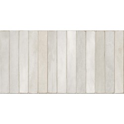 Azulejo Easy Long Pearl Brillo 32x62.5 cm Mykonos porcelánico revestimiento monocolor