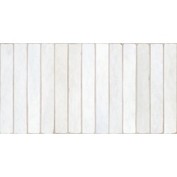 Azulejo Easy Long White Mate 32x62.5 cm Mykonos porcelánico revestimiento monocolor