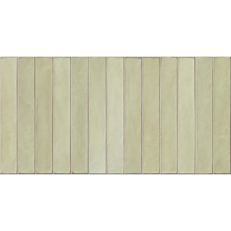 Azulejo Easy Long Apple Mate 32x62.5 cm Mykonos porcelánico revestimiento monocolor