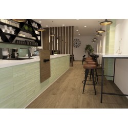 Azulejo Easy Long Apple Mate 32x62.5 cm Mykonos porcelánico revestimiento monocolor