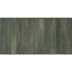 Azulejo Easy Long Green Mate 32x62.5 cm Mykonos porcelánico revestimiento monocolor