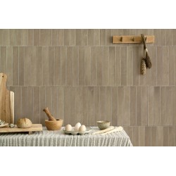 Azulejo Easy Long Toffee Mate 32x62.5 cm Mykonos porcelánico revestimiento monocolor