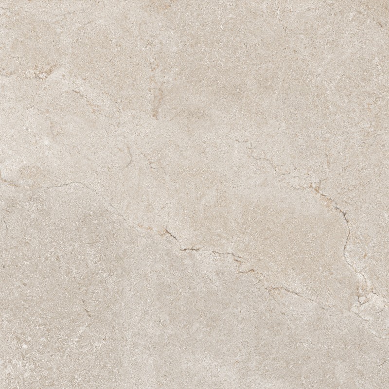 Porcelánico efecto piedra Domus Cream mate 59,5x59,5 cm rectificado de Colorker para suelos y paredes interiores