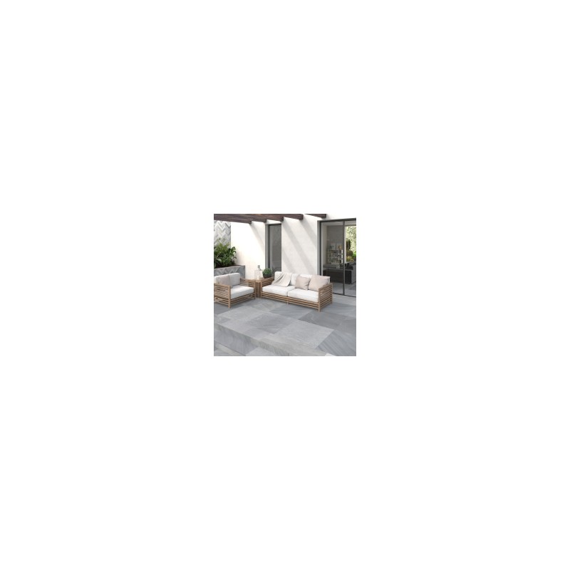 PELDAÑO PIETRASANTA DARK GREY MATE 33X90