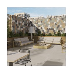 Azulejo efecto Monocolor Berlin de Dune para Baño,Cocina,Residencial,Comercio,Exterior