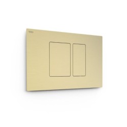 PULSADOR WC SYSTEMS DOBLE DESCARGA CUADRADO CAVA DORADO