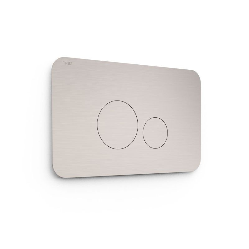 PULSADOR WC SYSTEMS DOBLE DESCARGA REDONDO CROMO