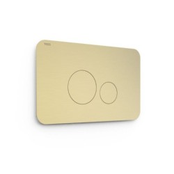 PULSADOR WC SYSTEMS DOBLE DESCARGA REDONDO CAVA DORADO