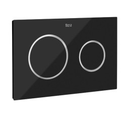 Placa de Accionamiento Roca PL10 DUAL Blanco Cristal – Doble Descarga