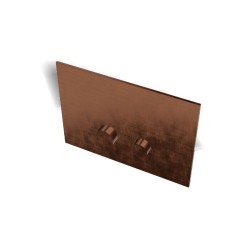 Pulsador Cleaning Flushing Redondo Bronce Pvd