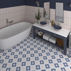 Azulejo efecto Hidráulico Berlin de Dune para Baño,Cocina,Residencial,Comercio,Exterior