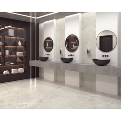 Azulejo efecto Piedra Iceberg de Dune para Baño,Comercio