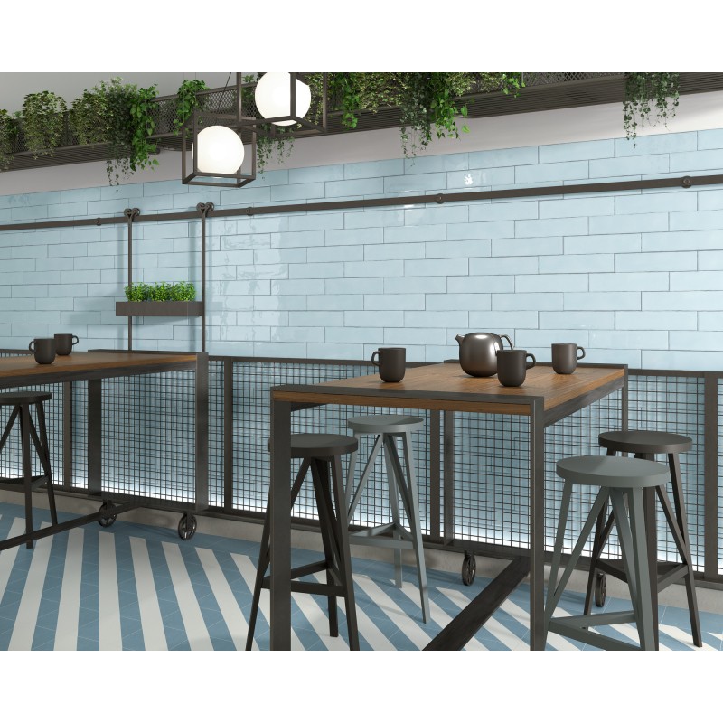 SAUDADE AZUL MATE 20X20