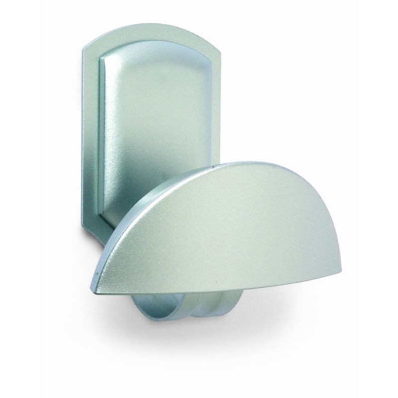 PERCHA MEDIA LUNA CROMO MATE