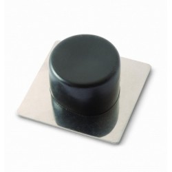 TOPE PUERTA ADHESIVO NEGRO