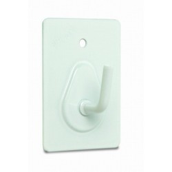 PERCHA GANCHO GRANDE BLANCA