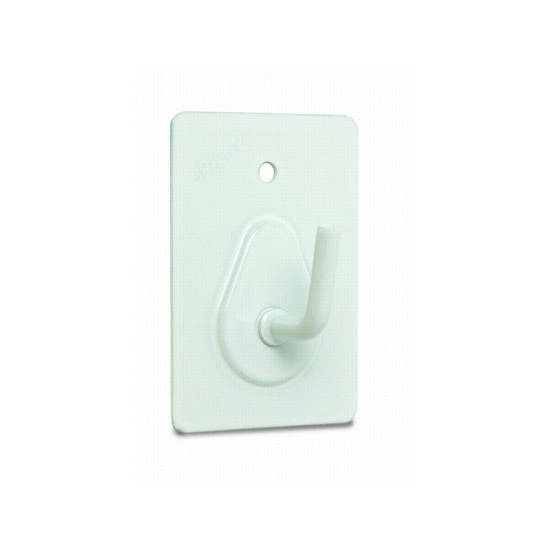 PERCHA GANCHO GRANDE BLANCA