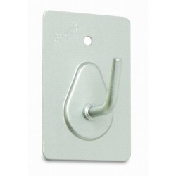 PERCHA GANCHO GRANDE CROMO MATE