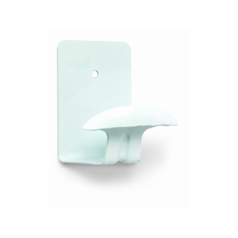 PERCHA ACERO LACADA BLANCA