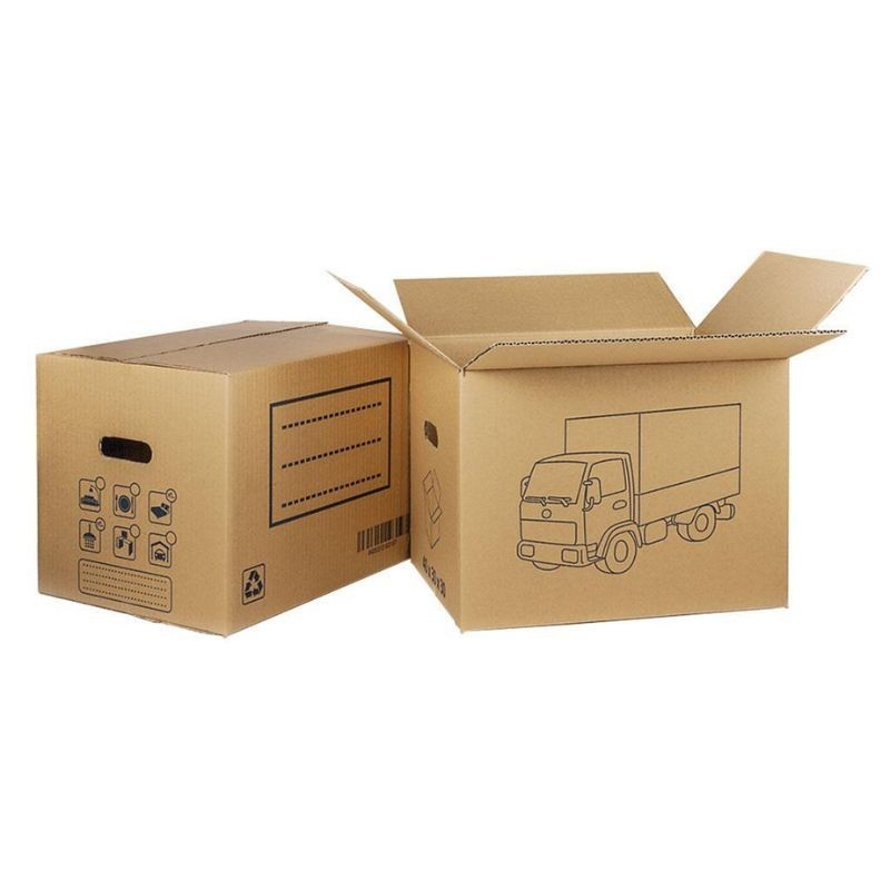 CAJA DE CARTON CON ASA 50X35X35 CM