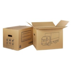 CAJA DE CARTON CON ASA 40X30X30 CM