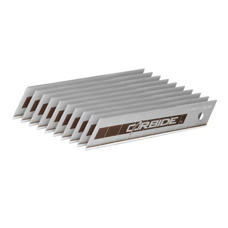 PACK 10 HOJAS CUTTER CARBIDE 18MM