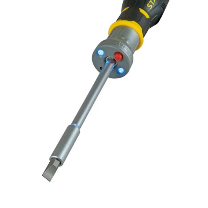 Destornillador de Carraca Multipuntas LED con Mango Bimaterial