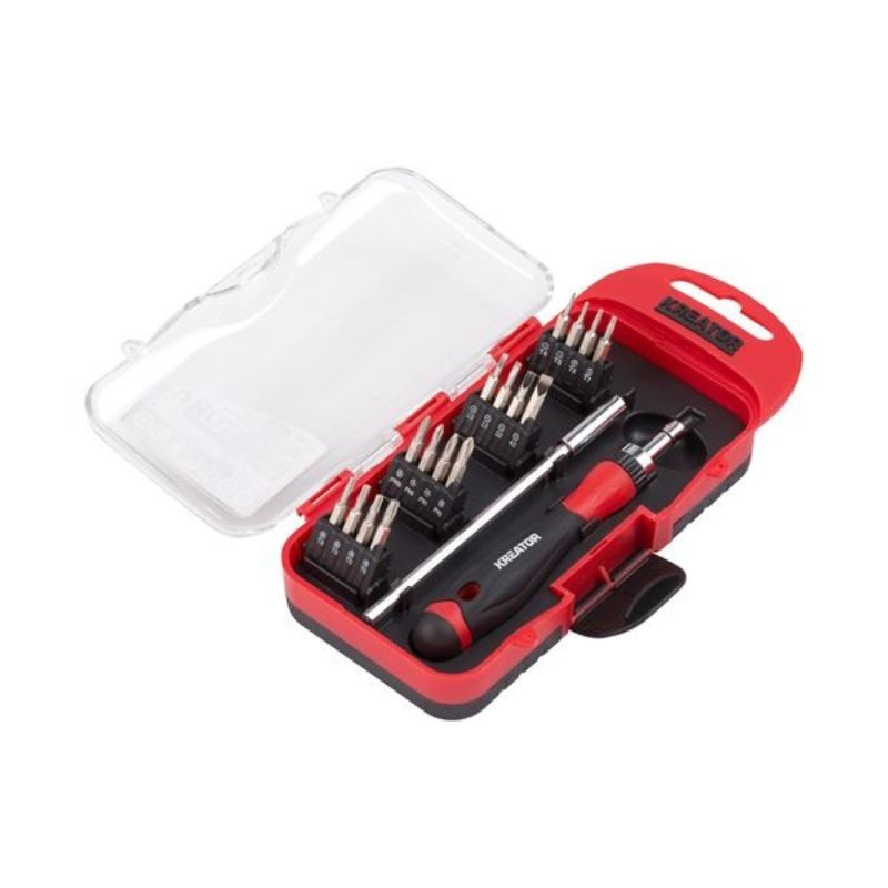 Kit Destornillador de Trinquete 18 Piezas | Precisión y Comodidad