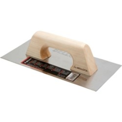 LLANA RECTANGULAR 300X150 CON MANGO DE MADERA