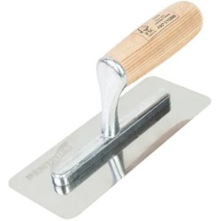 LLANA REDONDEADA 240X100 MM CON MANGO DE MADERA