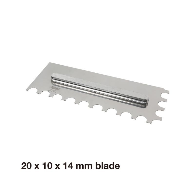 Juego de Llanas Dentadas Intercambiables con Estuche y Mango