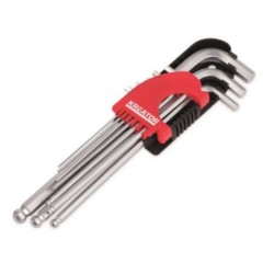 JUEGO DE 9 LLAVES HEX (ALLEN-ESF)