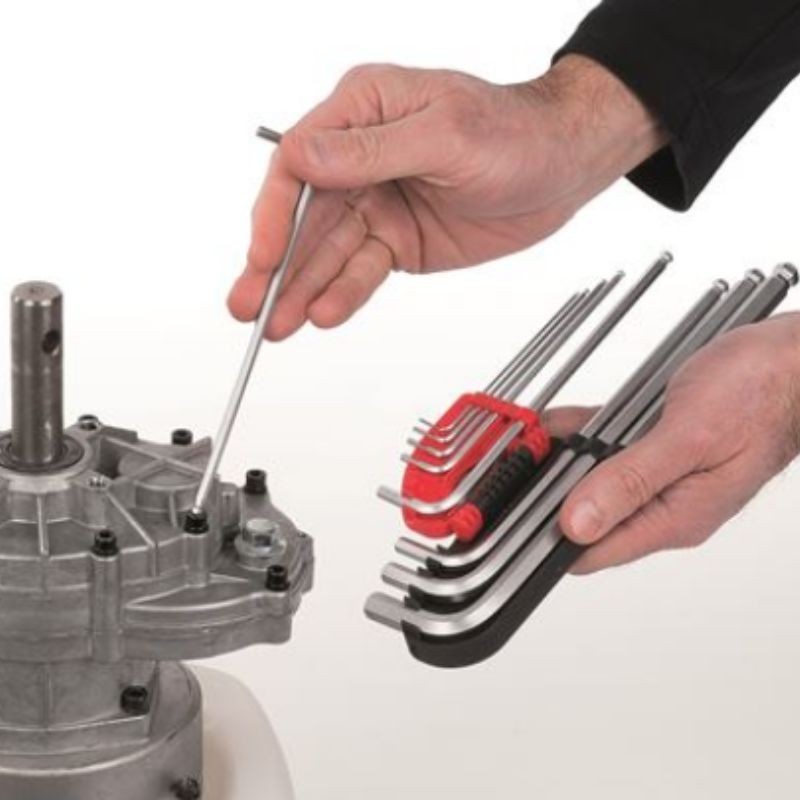 Juego 9 Llaves Hexagonales Allen | Extra Largas Cromo-Vanadio