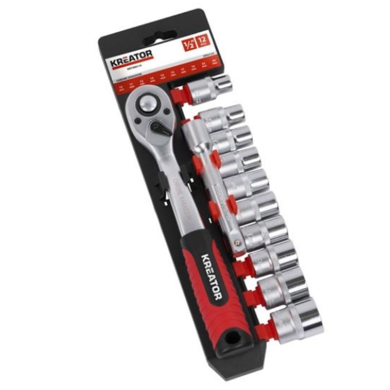 JUEGO DE 12 LLAVES DE VASO 1/2'