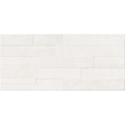 Azulejo relieve Portland Blanco mate 36x80 de Geotiles efecto cemento