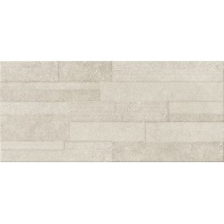 Azulejo relieve Portland Marfil mate 36x80 de Geotiles efecto cemento