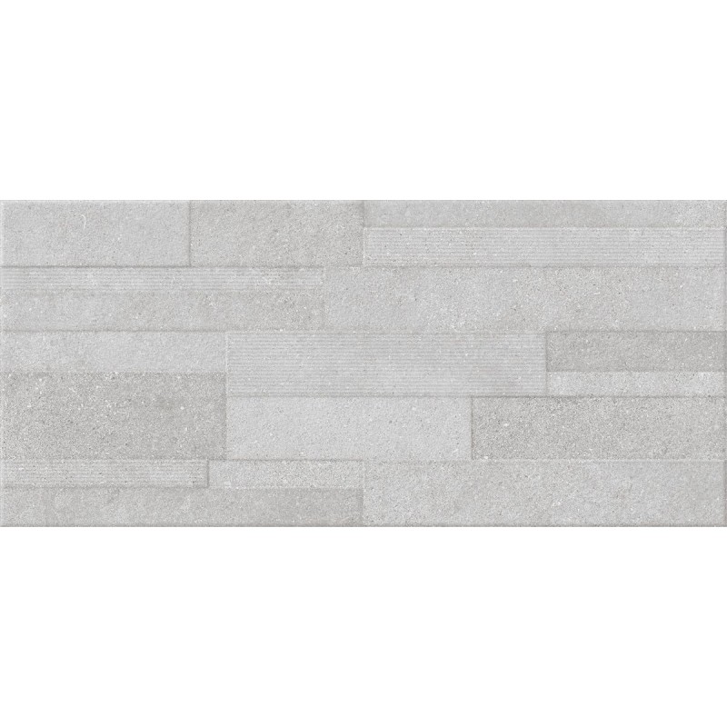 Azulejo relieve Portland Perla mate 36x80 de Geotiles efecto cemento