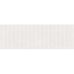 Azulejo relieve Portland Blanco mate 30x90 de Geotiles efecto cemento