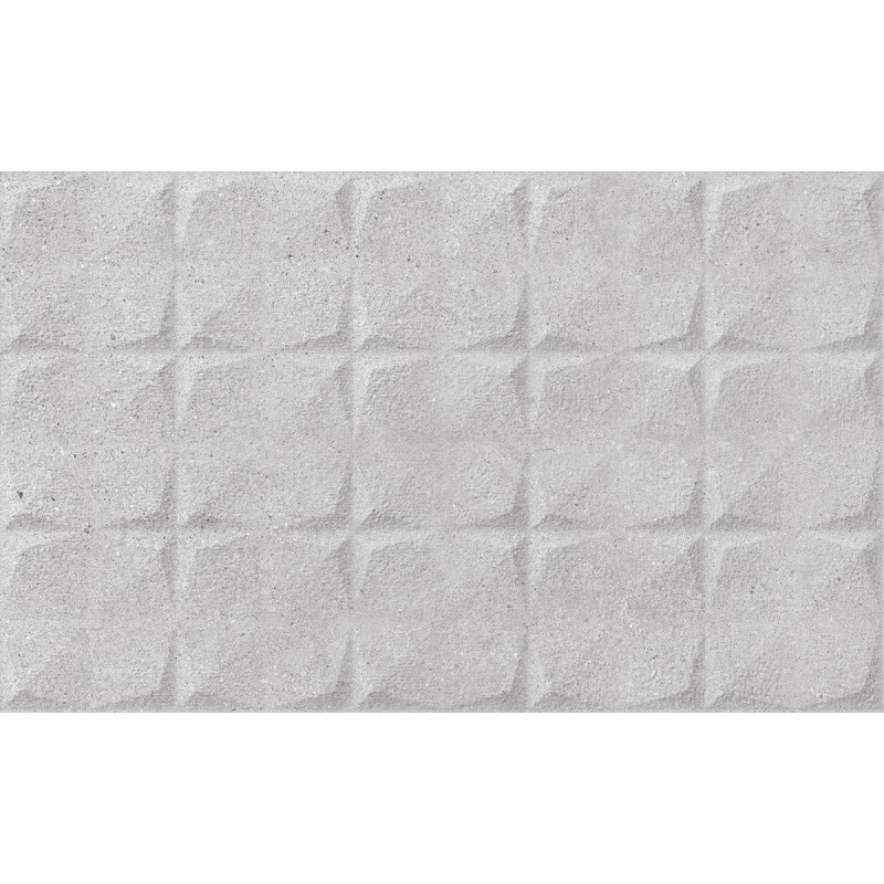 Azulejo relieve Portland Perla mate 33,3x55 de Geotiles efecto cemento