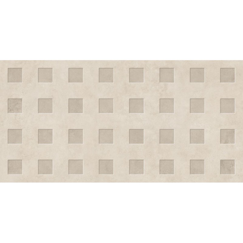 Azulejo relieve Zero Arena mate 60x120 de Geotiles efecto cemento