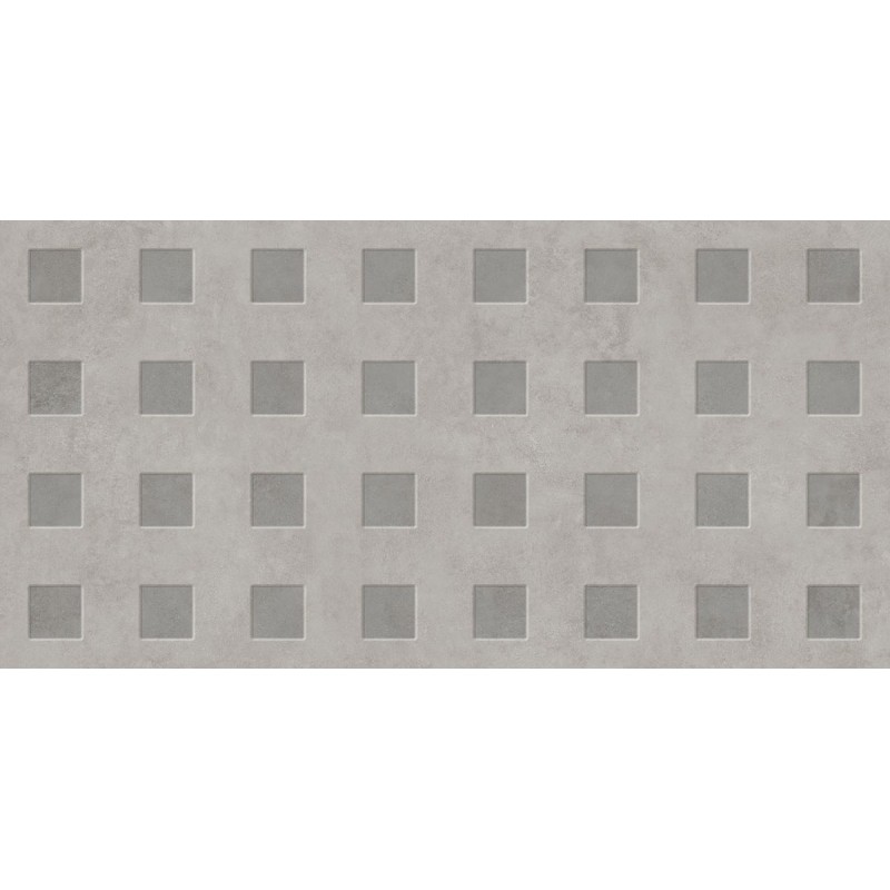 Azulejo relieve Zero Ceniza mate 60x120 de Geotiles efecto cemento