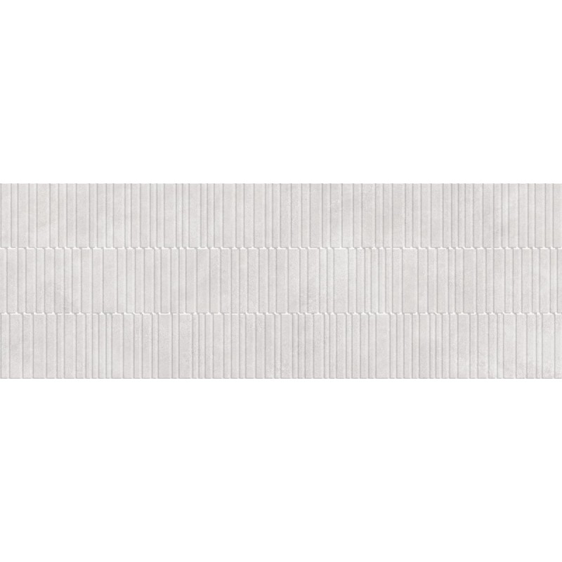 Azulejo relieve Zero Perla mate 30x90 de Geotiles efecto cemento