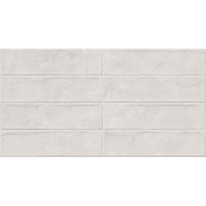 Azulejo relieve Zero Perla mate 31,6x60 de Geotiles efecto cemento